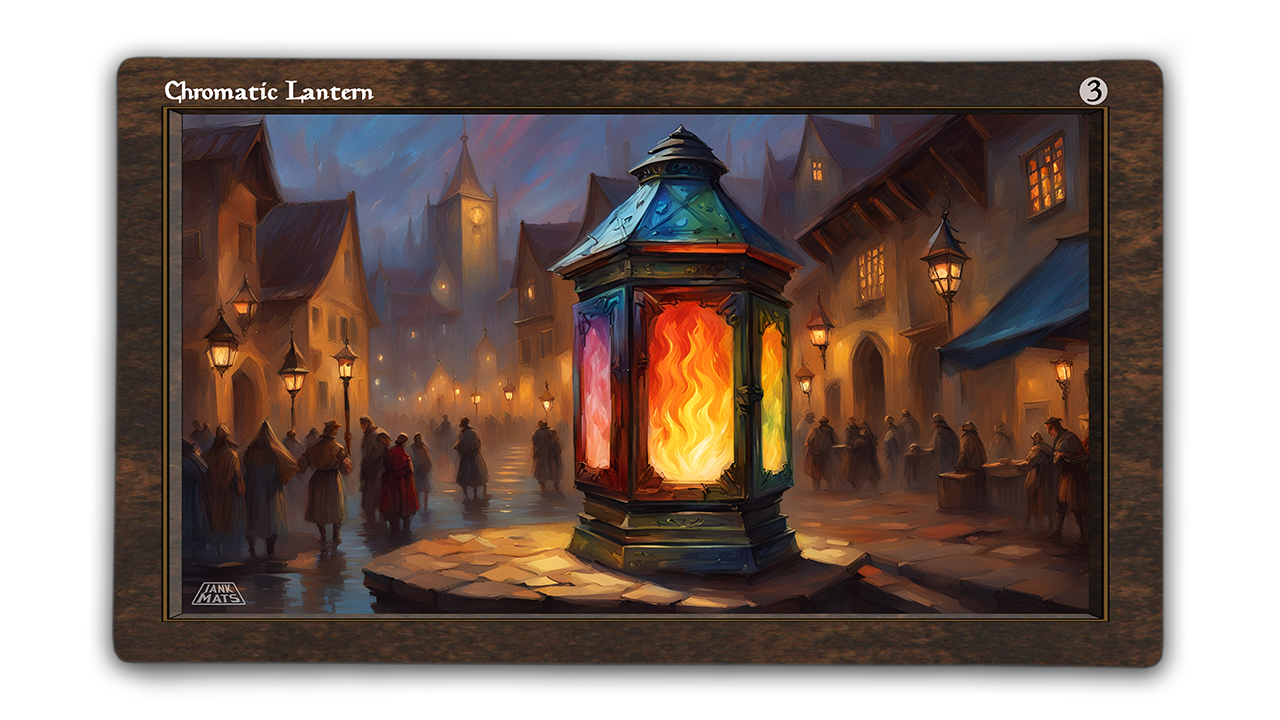 Chromatic Lantern Bordered - Jankmats