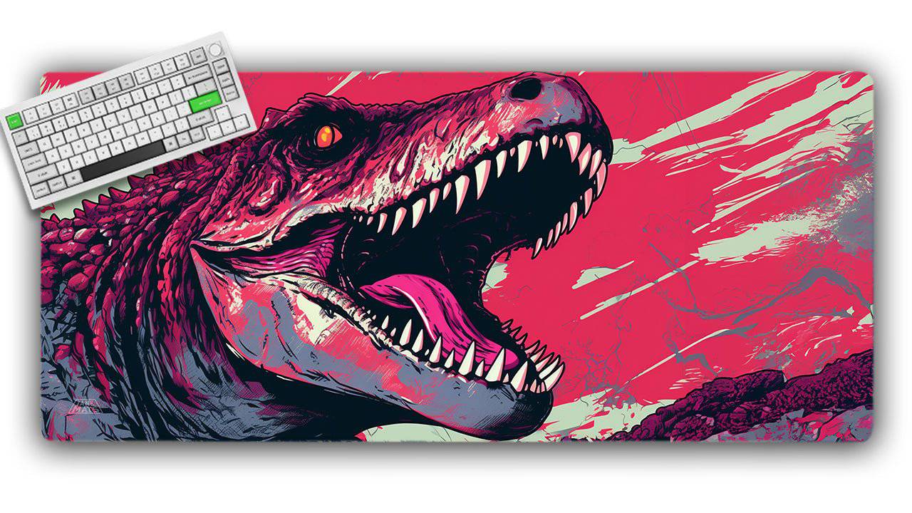 Dino Punk TCG Playmat or XL Desktop - Jankmats