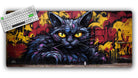 Graffiti Kitty TCG Playmat or XL Desktop - Jankmats