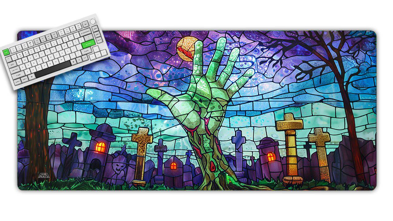 Graveyard TCG Playmat or XL Desktop - Jankmats