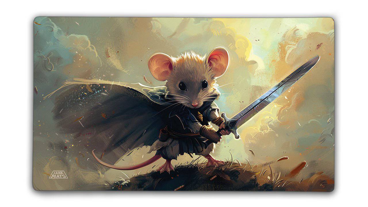 Mouse Warrior TCG Playmat or XL Desktop - Jankmats