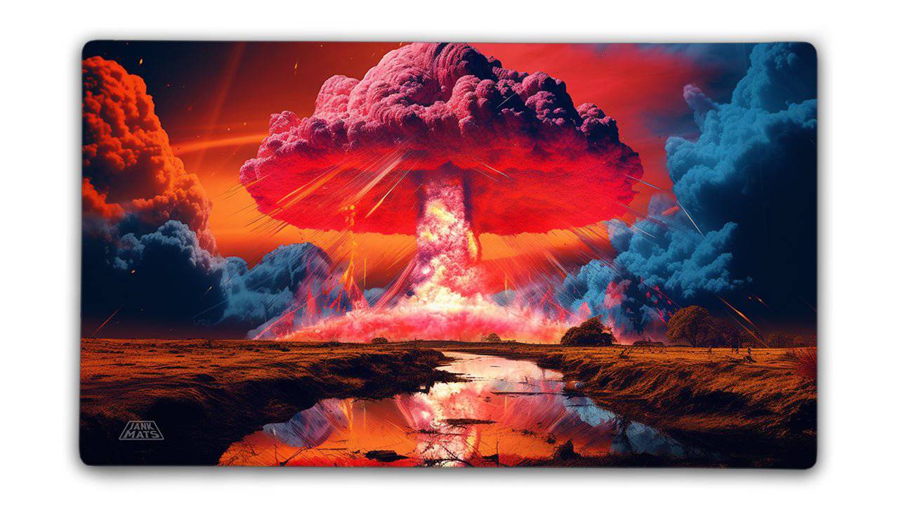 Nuclear Techno TCG Playmat or XL Desktop - Jankmats