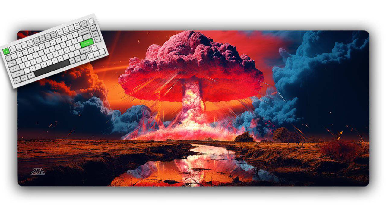 Nuclear Techno TCG Playmat or XL Desktop - Jankmats