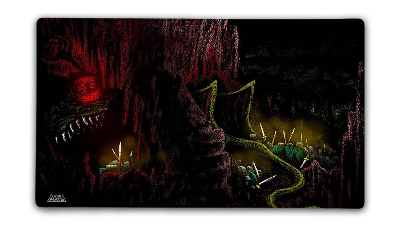 Serpent's Ridge Playmat by Jason Schlossman - Jankmats