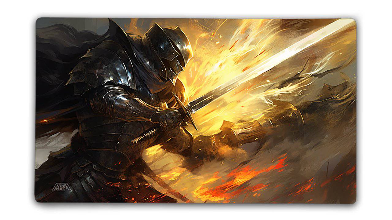 Standing Vigil TCG Playmat or XL Desktop - Jankmats