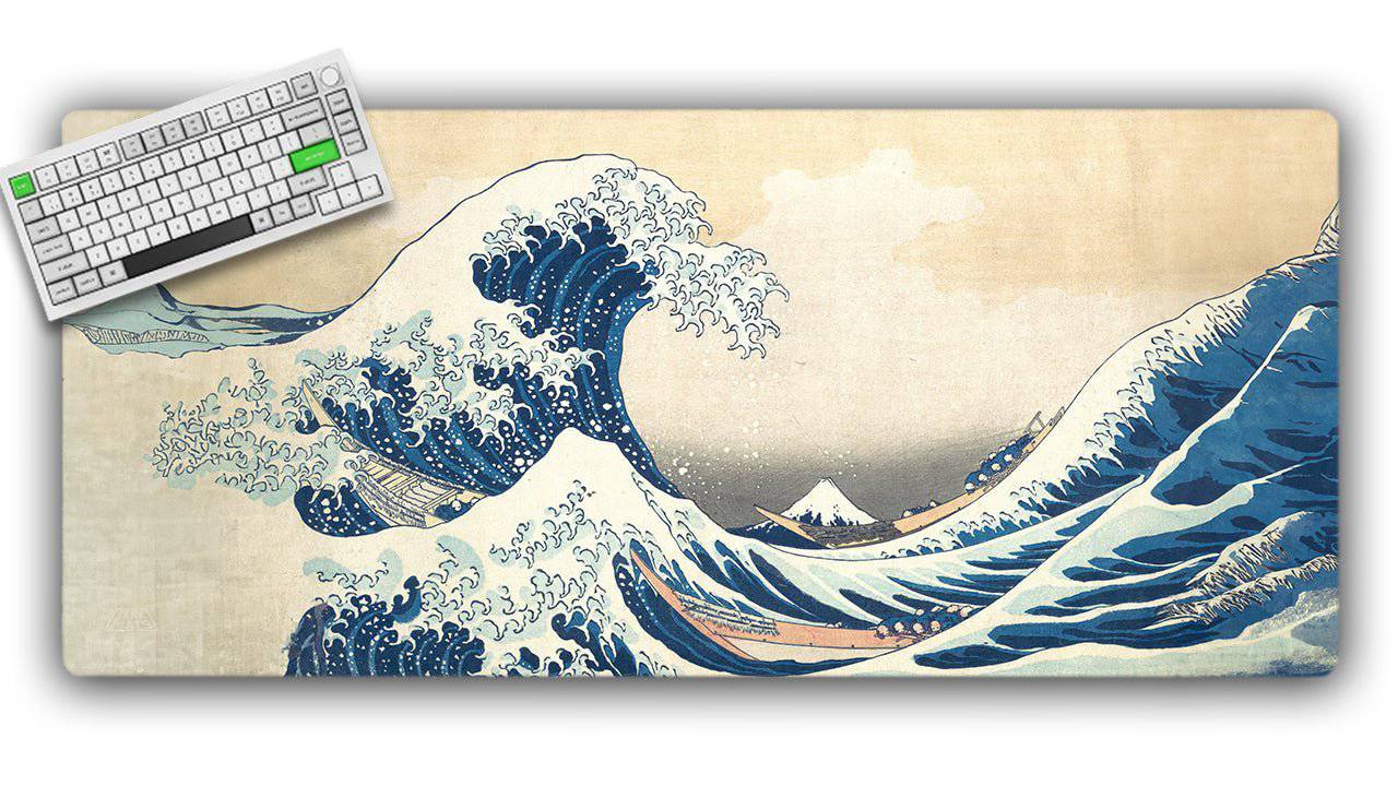 The Big Wave TCG Playmat or XL Desktop - Jankmats