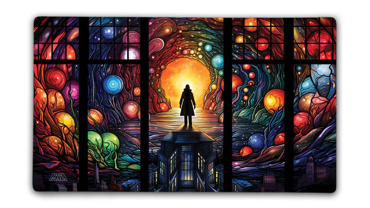 The Doctor Dimension TCG Playmat or XL Desktop - Jankmats