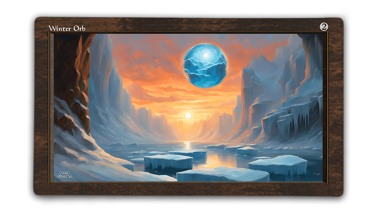 Winter Bordered Playmat - Jankmats